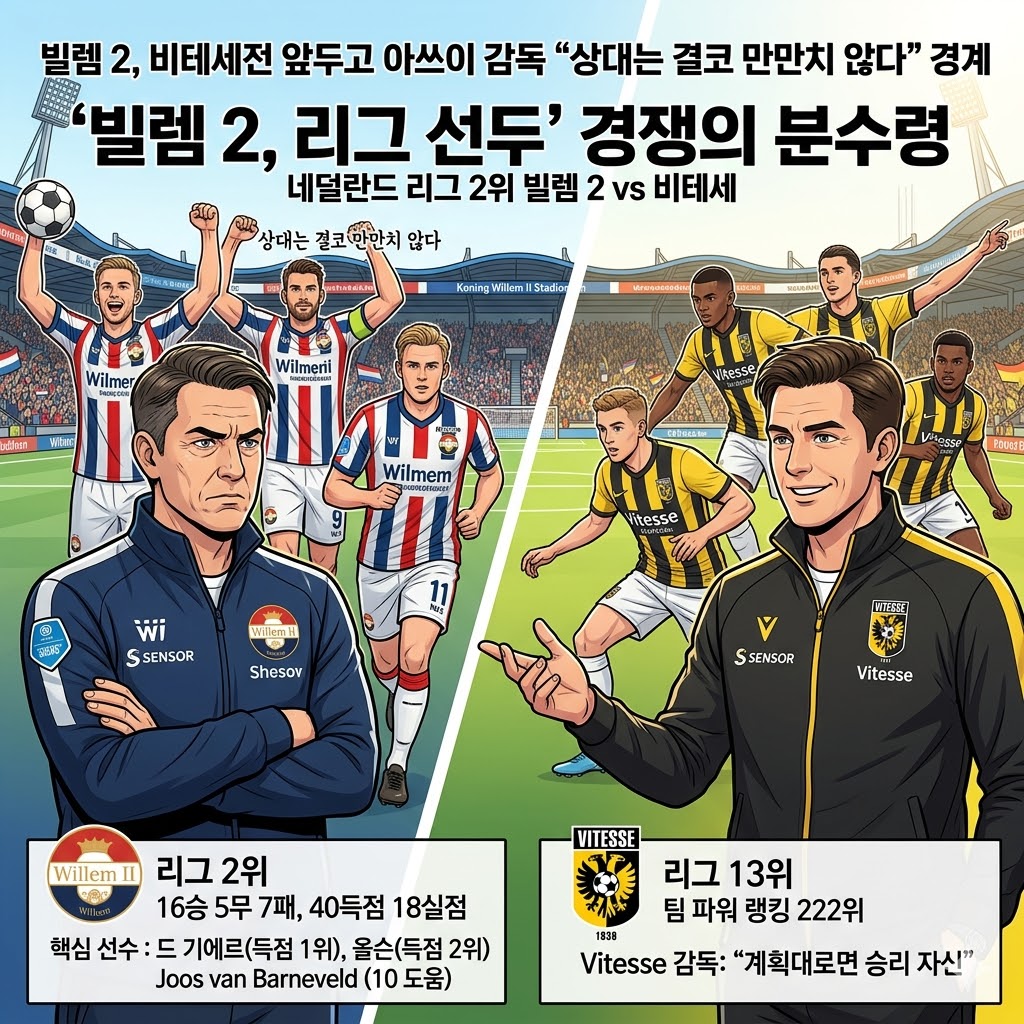 빌렘 2 감독 [비테세는 만만찮다] 경계령